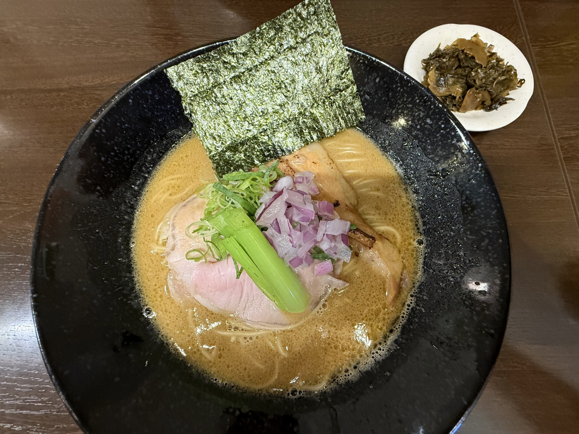 本日のラーメン。