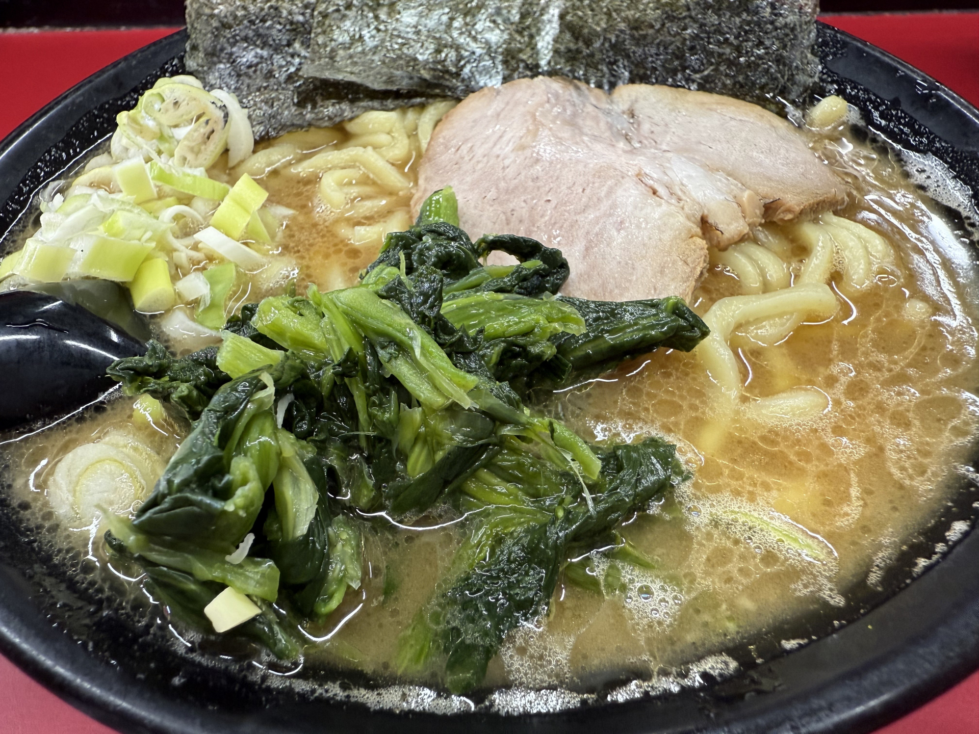 本日のラーメン。